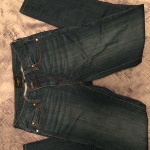 Dark blue denim jeans